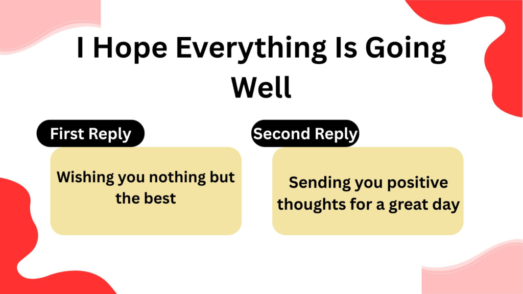 I Hope Everything Is Going Well