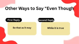 Read more about the article 220 Different Other Ways to Say Other Ways to Say “Even Though in 2025