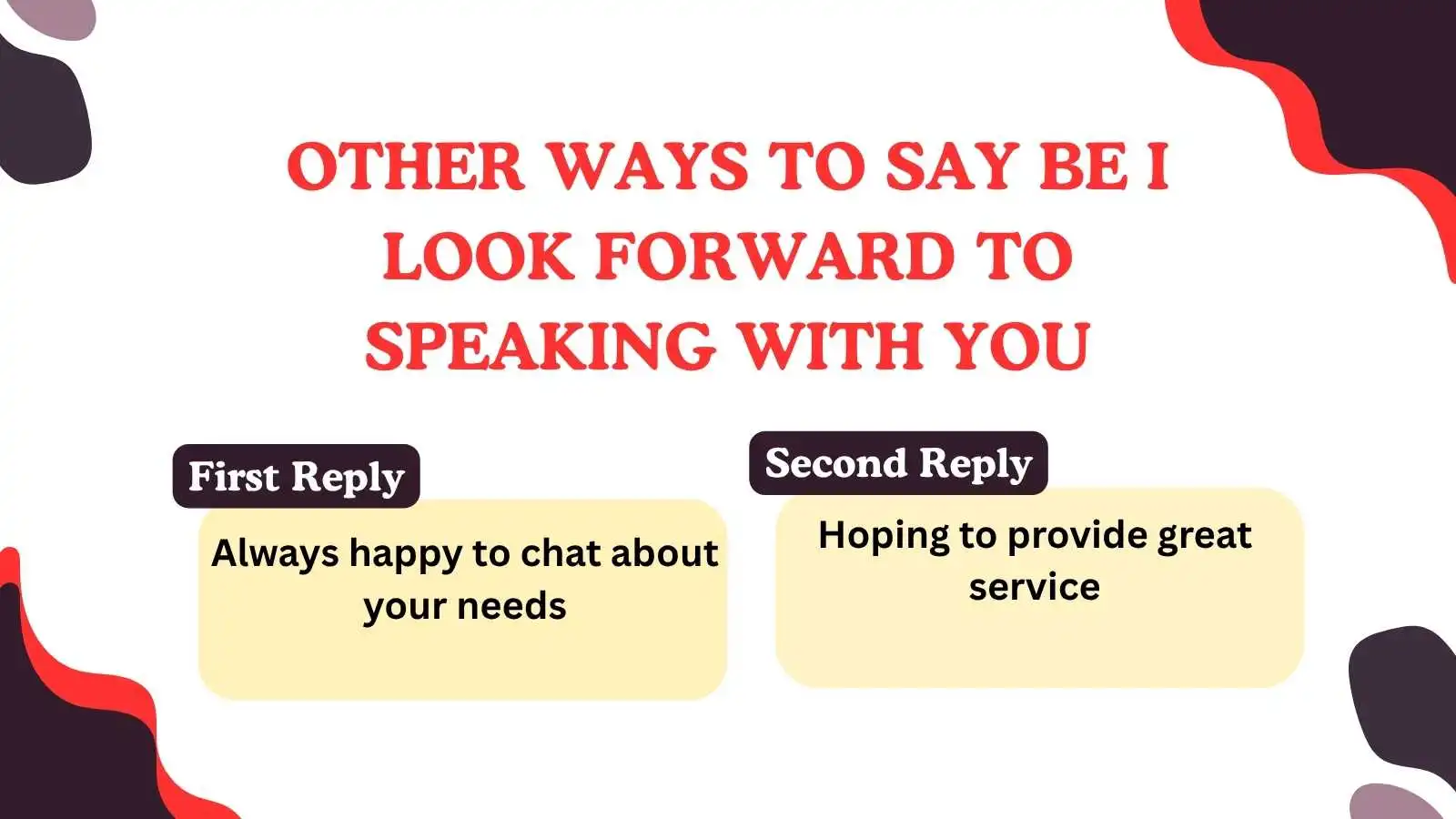 Read more about the article 220 Different Other Ways to Say I Look Forward to Speaking With You for 2025