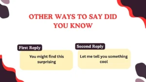 Read more about the article 220 Different Other Ways to Say Did You Know for 2025