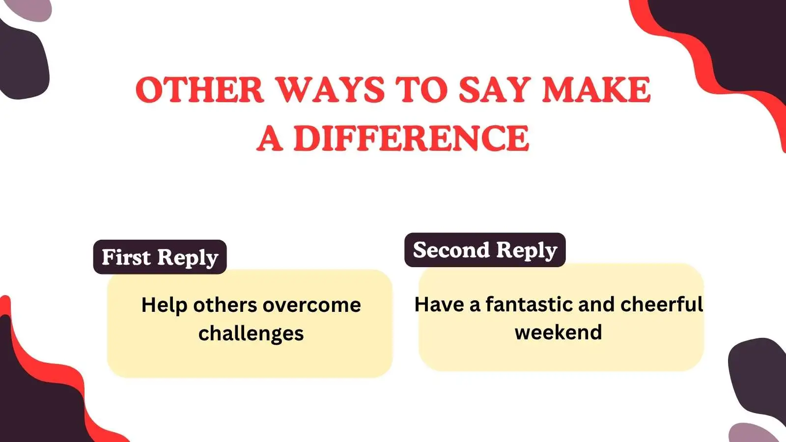 You are currently viewing 220 Different Other Ways to Say Make a Difference for 2025