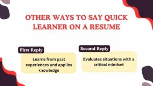 Read more about the article 220 Different Other Ways to Say Quick Learner on a Resume in 2025
