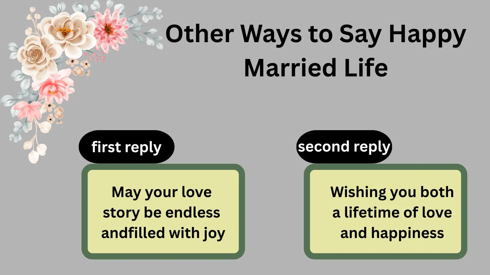 Read more about the article 220 Different Other Ways to Say Happy Married Life