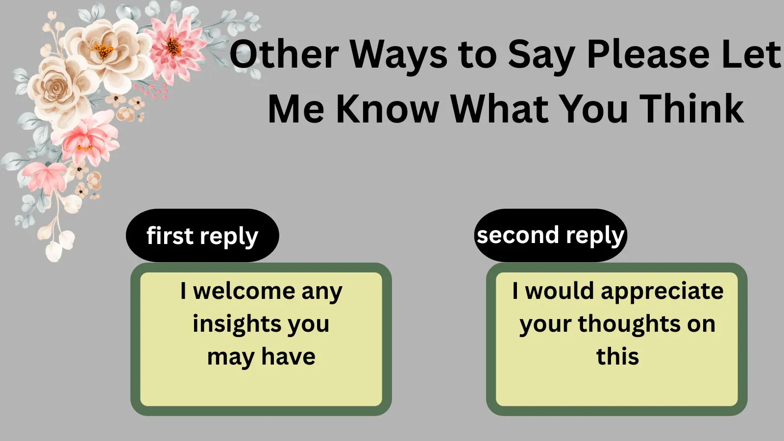 You are currently viewing 220 Different Other Ways to Say Please Let Me Know What You Think for 2025