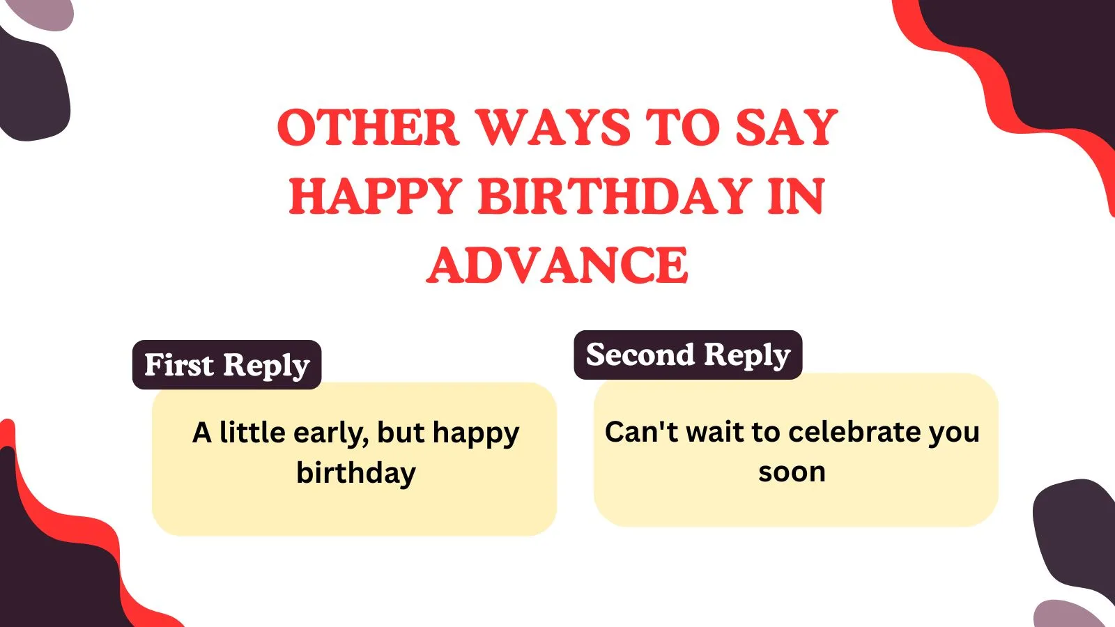 Read more about the article 220 Different Other Ways to Say Happy Birthday in Advance for 2025